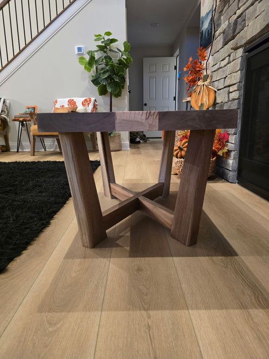 Walnut coffee table