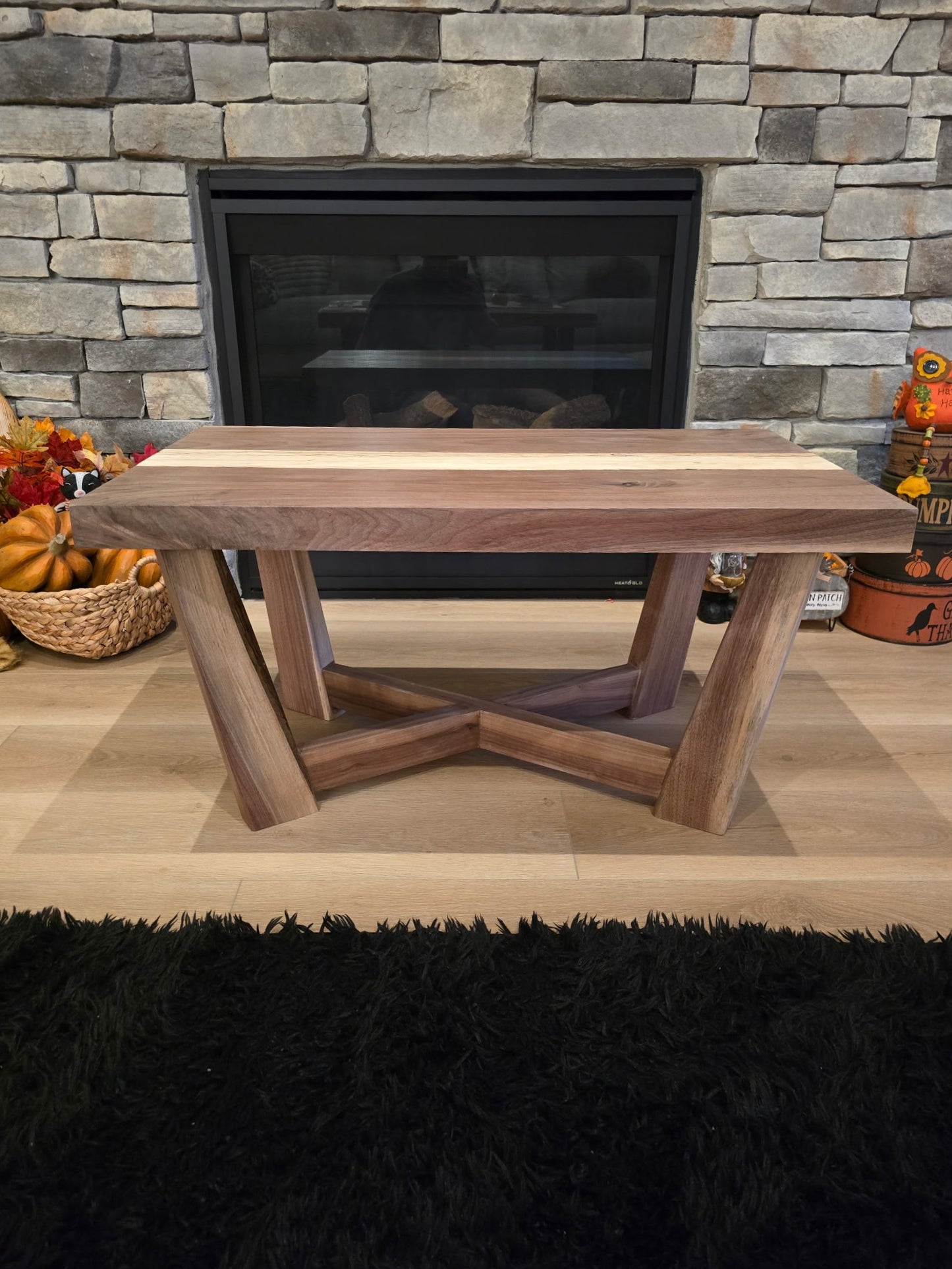 Walnut coffee table