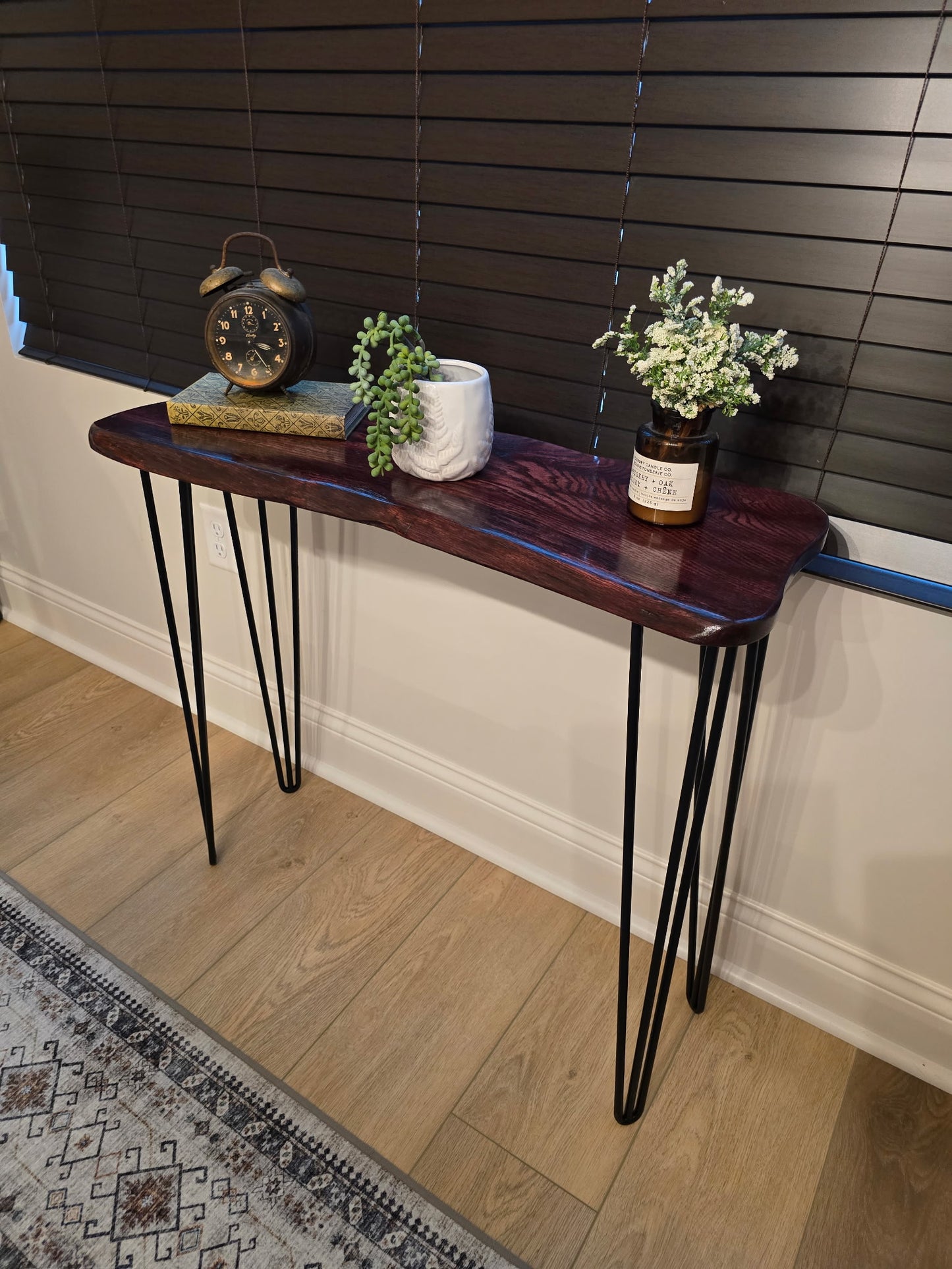 Red Oak entryway table
